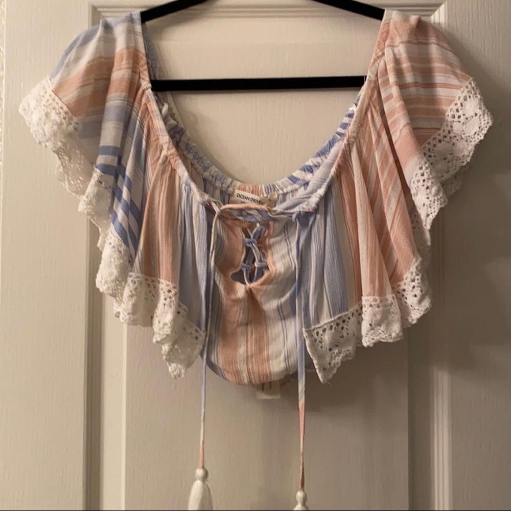 Ocean Drive Beach Goddess Crop Top